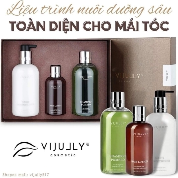 Combo Gội - Xả - Xịt Dưỡng Kích Thích MọcTóc VIJULLY