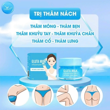 Kem Trị Thâm Nách GLUTA MILK Thái Lan (15g)